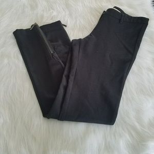 Arden B. Stretch Black Legging Pants with Zippers